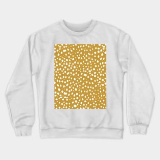 MUSTARD DOTS Crewneck Sweatshirt